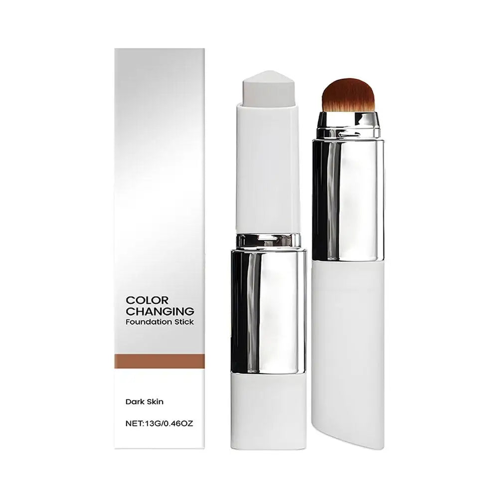 Base de Maquillaje 2 en 1 con Cambio de Color – Cobertura Total y Larga Duración