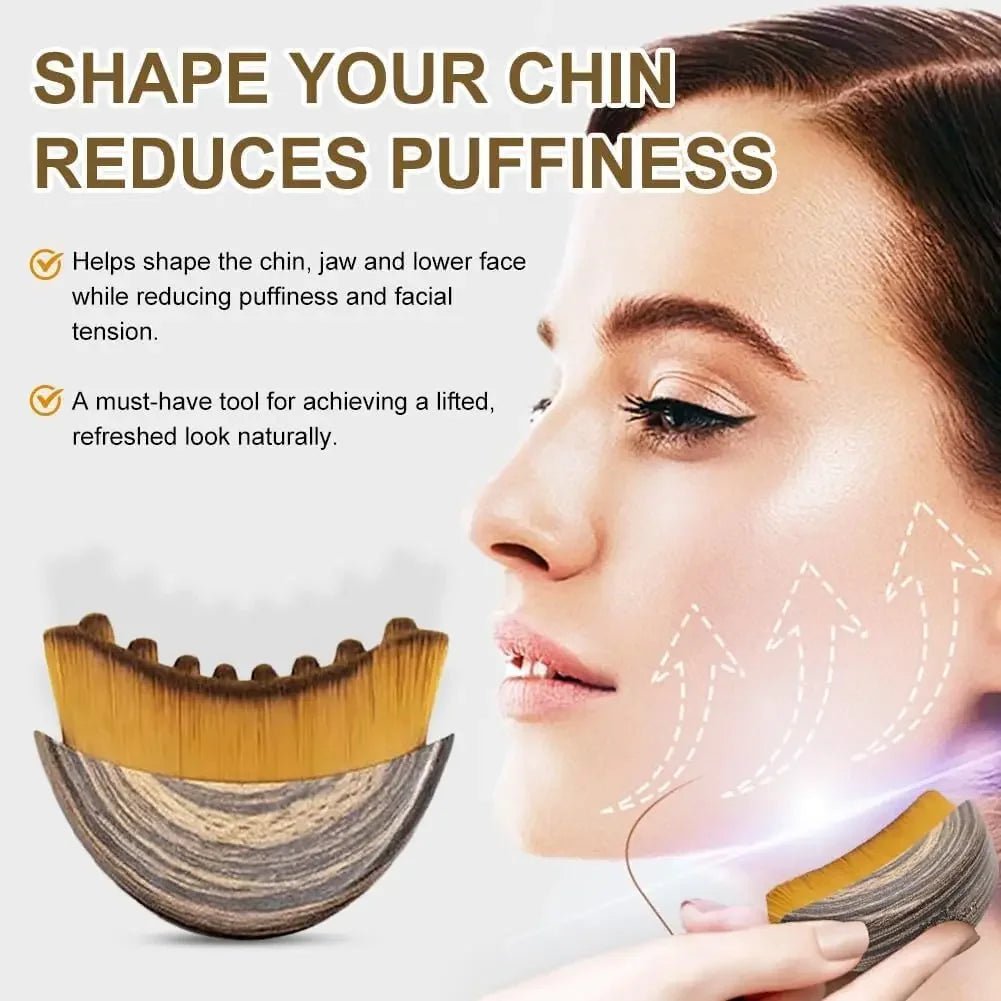 Cepillo Escultor Facial y Drenaje Linfático – Masajeador de Mandíbula y Pómulos - Artículos HE